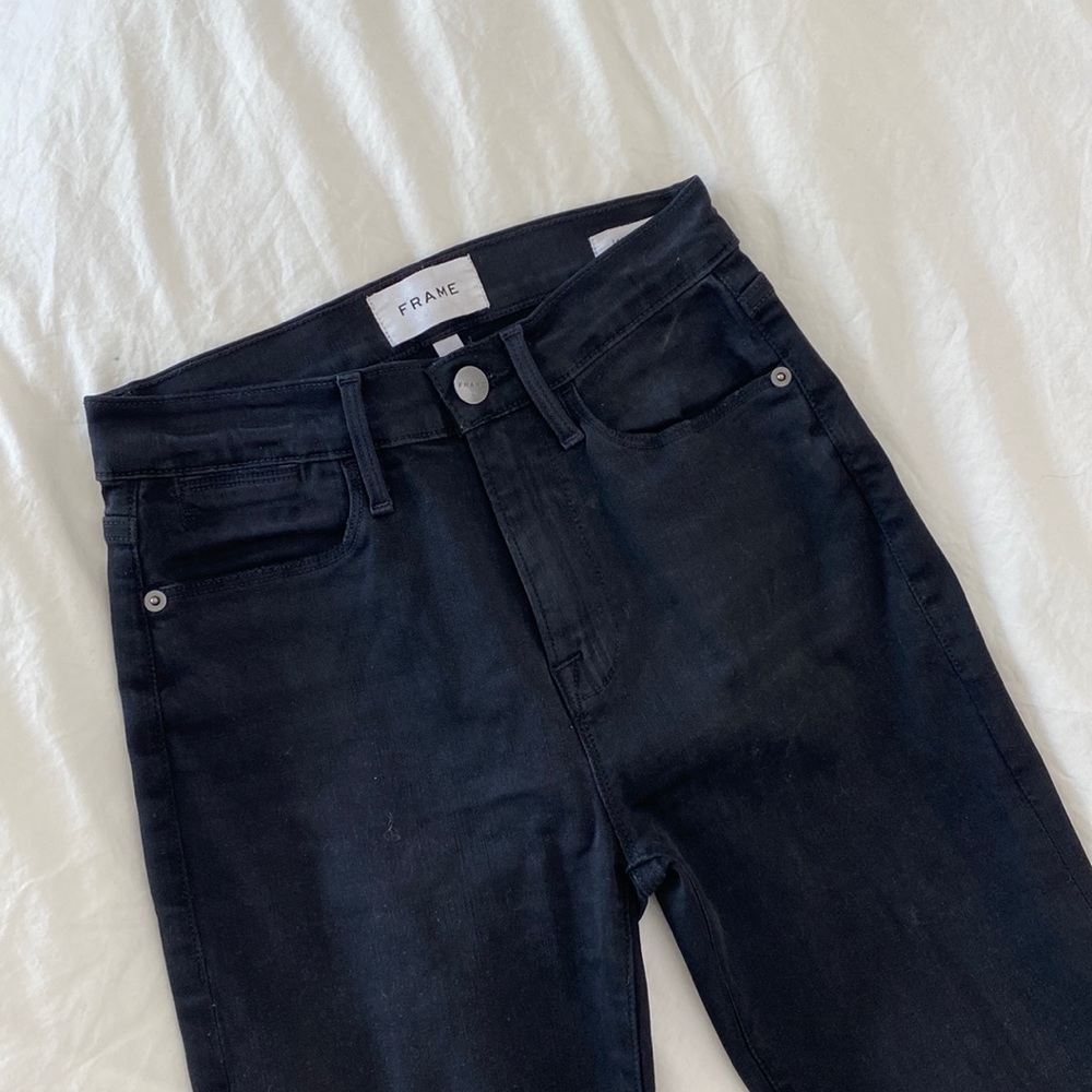 Frame le high straight jeans size 25